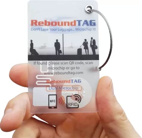 rebound rfid luggage tag|luggage tags with tracking ability.